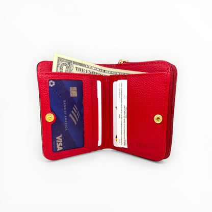 Clara Textured Small Wallet