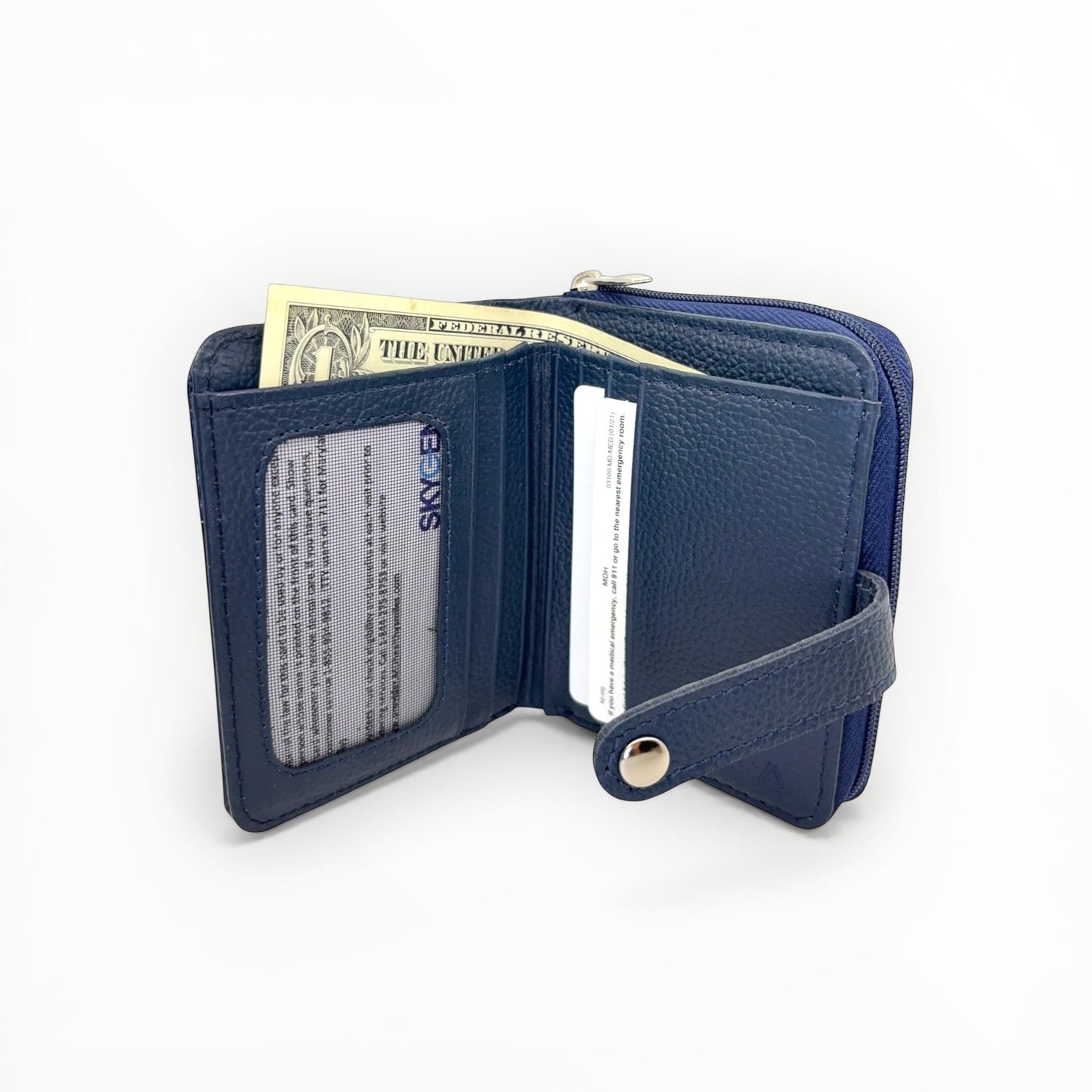 Clara Textured Small Wallet