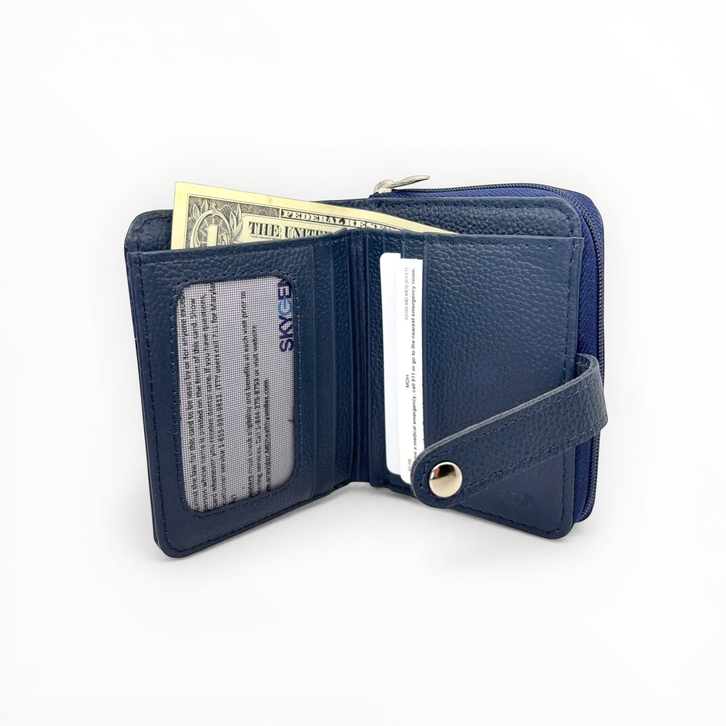 Clara Textured Small Wallet