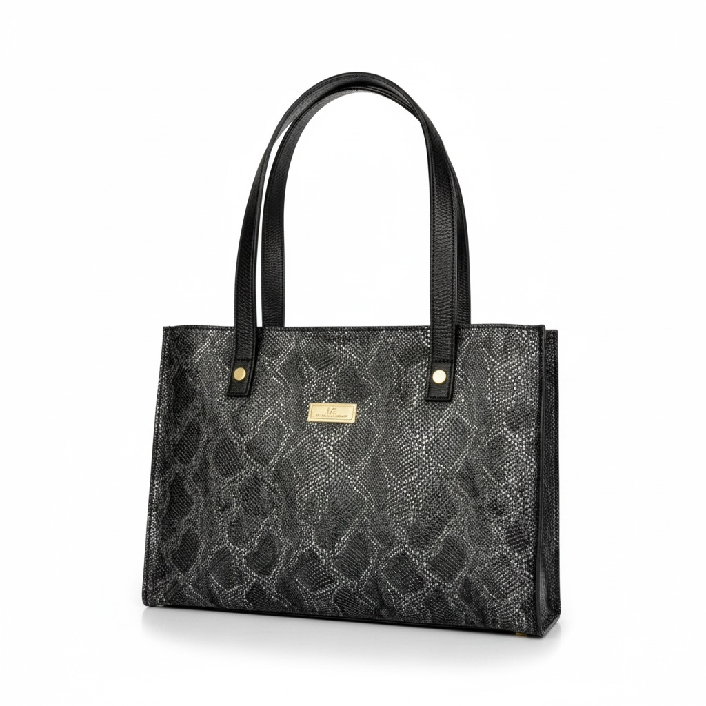 Valeria Textured Leather Tote Bag
