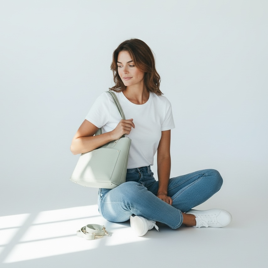 Valentina Tote | Large Leather Work Bag with Laptop Compartment