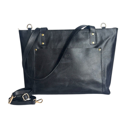 Women's Leather Large Tote Bag PC Comparment