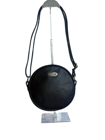 Lía – Leather Round Crossbody Bag
