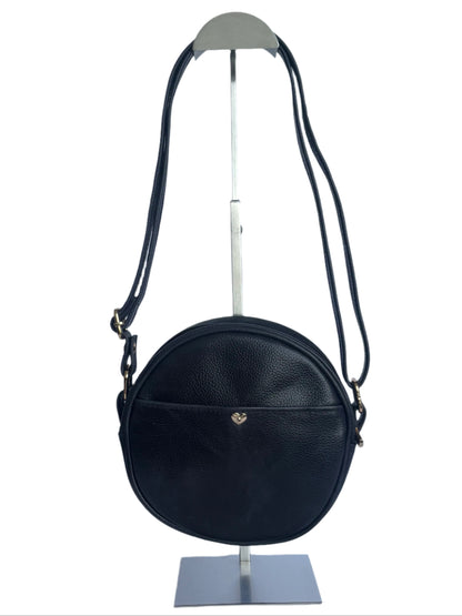 Lía – Leather Round Crossbody Bag