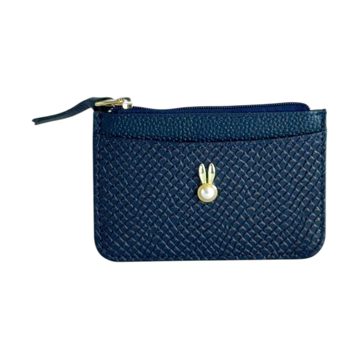 Emma – Leather Minimalist Cardholder with Zipper