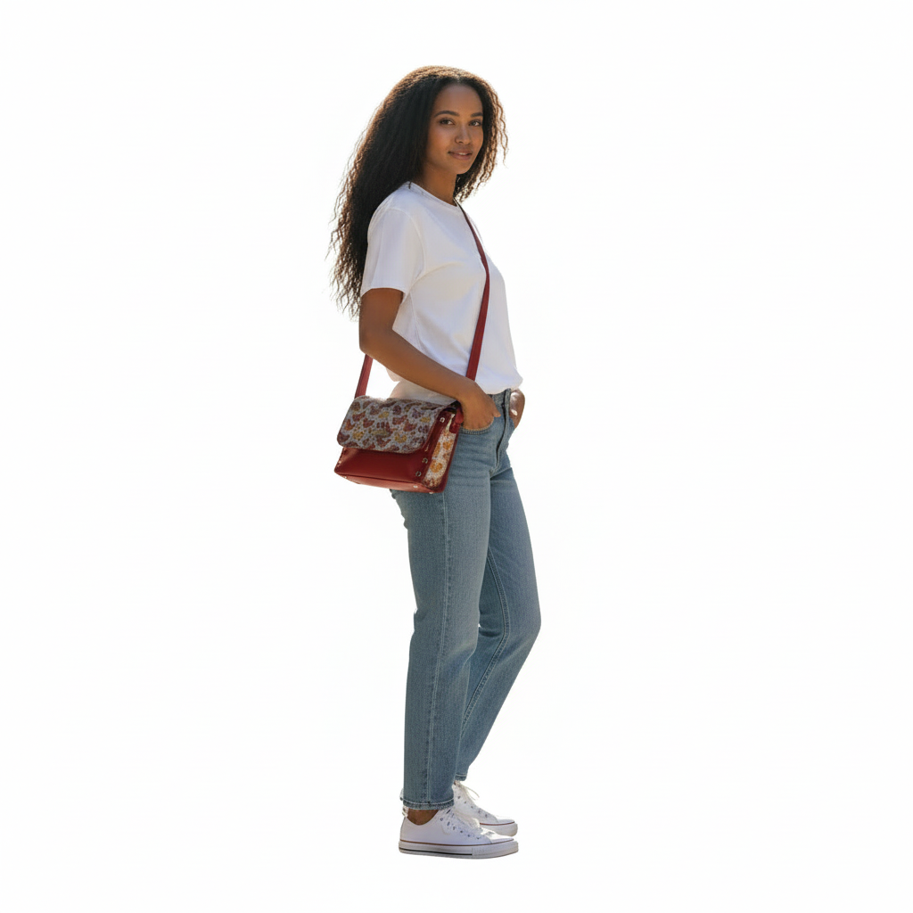 Willow Textured Leather Crossbody